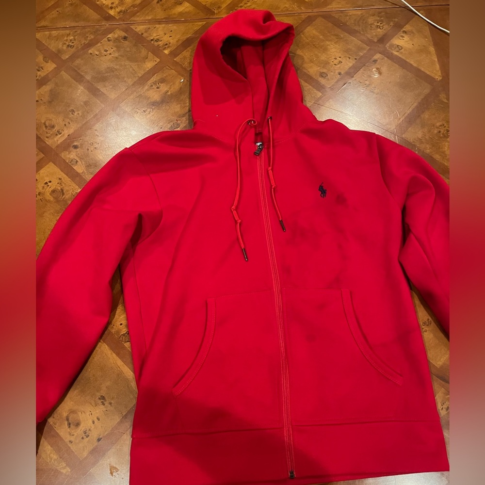 Red polo jacket (size medium)